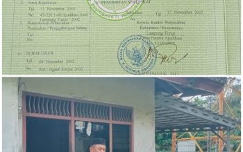 Diduga Pungli Program Ajudikasi 2002, Warga Lampung Timur Minta Aparat Segera Tangkap Mantan Kadus