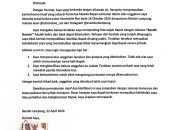 Permintaan maaf kepada bapak Lukmanul Hakim