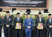 Pemprov Lampung Kembali Raih Opini WTP, Pertahankan Prestasi 12 Tahun Berturut-turut