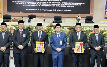 Pemprov Lampung Kembali Raih Opini WTP, Pertahankan Prestasi 12 Tahun Berturut-turut
