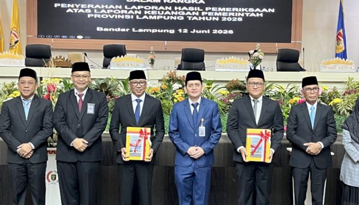 Pemprov Lampung Kembali Raih Opini WTP, Pertahankan Prestasi 12 Tahun Berturut-turut