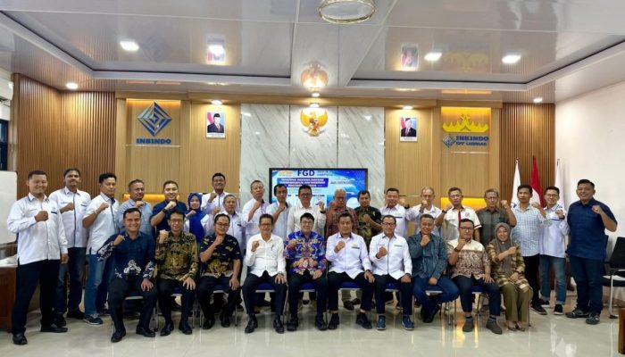 DPP INKINDO Lampung Dorong Percepatan Pembentukan Regulasi Khusus Pengadaan Jasa Konstruksi