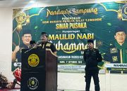 Di Acara Maulid Nabi, Ketua DPP Pandawa Lampung Paparkan Program Seni Budaya dan Olahraga