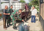 Air Bersih di Tengah Kemarau, Wujud Kepedulian Koramil 421-06/Natar untuk Warga