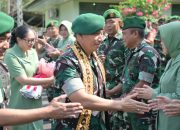 Kunker ke Kodim 0421/Lamsel, Danrem 043/Gatam Tegaskan Babinsa Harus Peka, Kepedulian kepada Keluarga Prajurit Diperkuat