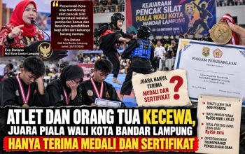 Atlet dan Orang Tua Kecewa, Juara Piala Wali Kota Bandar Lampung Hanya Terima Medali dan Sertifikat